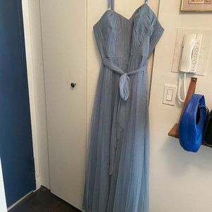 Revelry Tulle Bridesmaid Dress, French Blue, Size 16